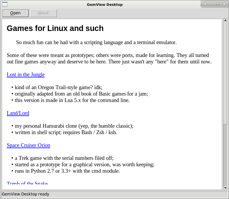 Screenshot of GemView Desktop (72K)
