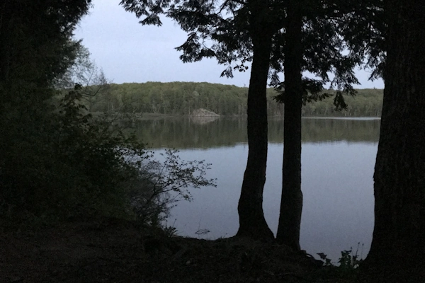 Mirror Lake in the Porcupine Mountains