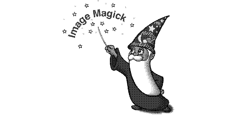 ImageMagick logo dithered