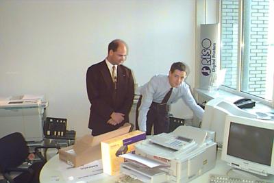 Jan aan het werk