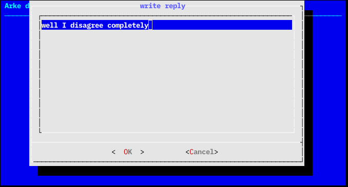 Arke write reply