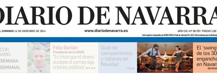 Pamplona Swing en portada